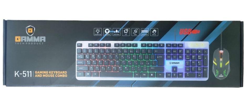 KEYBOARD+MOUSE USB GAMMING GAMMA K511